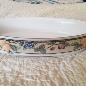 COPY - Mikasa Garden Harvest 1.5 qt. oval baking dish